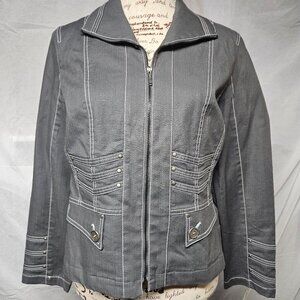 Jean jacket - grey stretch